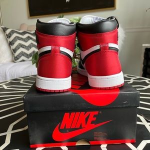 womens air jordan satin red